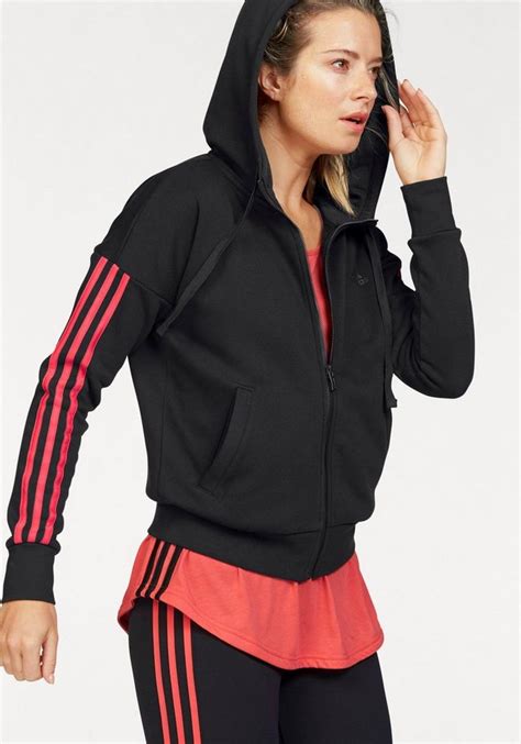 kapuzensweatjacke damen adidas|Adidas Sweatjacke für Damen jetzt online kaufen .